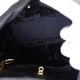 サルバトーレ・フェラガモ ダブル ガンチーニ ナッパレザー ワンショルダーバッグ ブラック - NEWSED