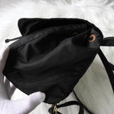 プラダ ポコノ テスート ナイロン ミニ リュックサック ブラック - NEWSED