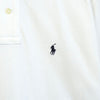 Polo Ralph Lauren logo short-sleeved polo shirt in white
