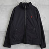 ポロ バイ ラルフローレン ナイロンジャケット フリース裏地 ロゴ刺繍 ブラック
