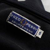フレッドペリー ヴィンテージ バックビジューロゴ トラックジャケット ブラック - NEWSED