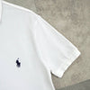 Polo Ralph Lauren 白色徽标刺绣短袖 Polo 衫