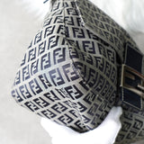 フェンディ マンマバケット ズッキーノ キャンバス ワンショルダーバッグ グレー / ネイビー - NEWSED