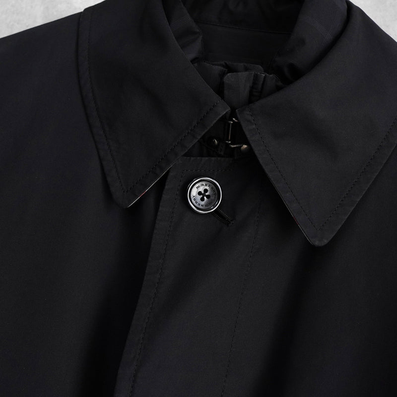 バーバリー ライナー リバーシブル 中綿ジャケット ミドルコート メンズ ブラック - NEWSED