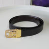 セリーヌ トリオンフ レザー ベルト ゴールド / ブラック