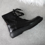 グッチ シェリーライン ドッキング ハイカット ブーツ ブラック - NEWSED