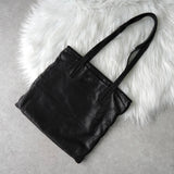 プラダ ステッチ ナッパレザー トートバッグ ブラック - NEWSED