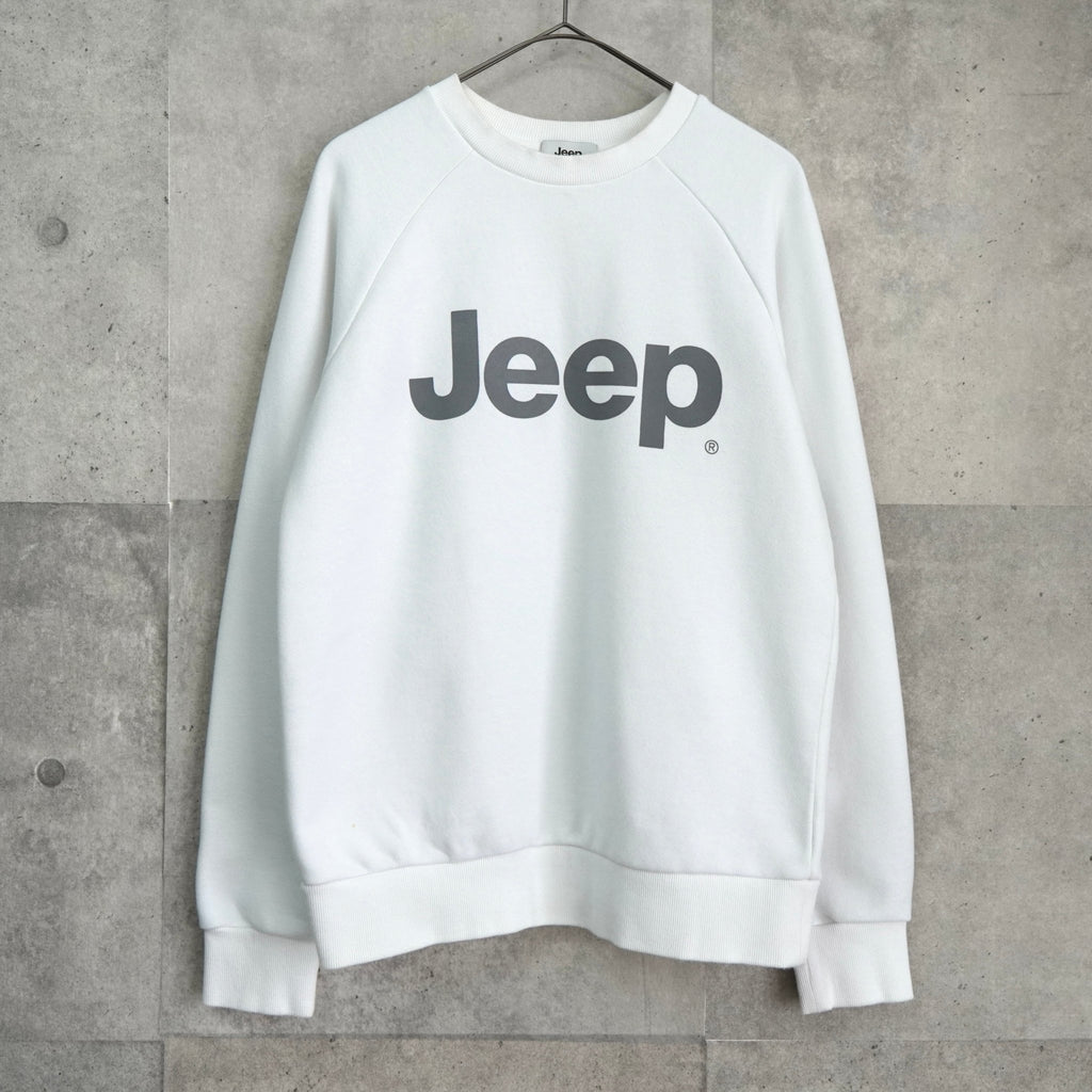ジープ ロゴ スウェット ホワイト
