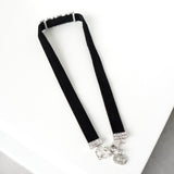 クリスチャン ディオール ラインストーン ベルベット チョーカー ブラック - NEWSED