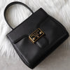 Prada 纳帕皮革手提包迷你包黑色