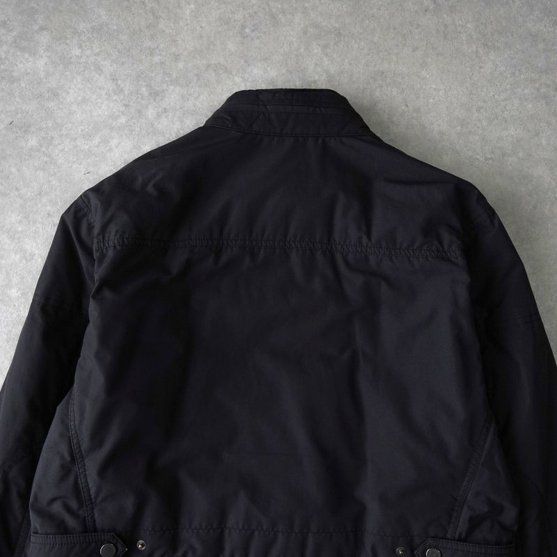 バーバリー ホースロゴ刺繍 ダウンジャケット ブラック - NEWSED