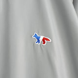 メゾンキツネ スタジャン ブルゾン フォックスロゴ グレー - NEWSED