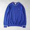 Lacoste logo patch knit in blue