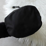 プラダ ポコノ テスート ナイロン トライアングルロゴ 巾着バッグ ポーチ ブラック - NEWSED