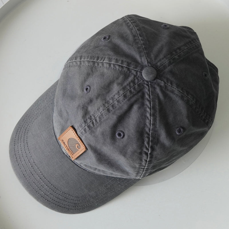 カーハート ロゴ キャップ グレー - NEWSED