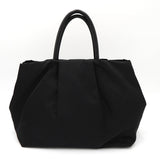 プラダ ポコノ テスート ナイロン リボン ハンドバッグ ブラック - NEWSED