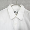 Play Comme des Garcons Heart Logo Long Sleeve Shirt White Shirt White