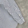 Ralph Lauren Logo Stripe Long Sleeve Shirt in Navy/White
