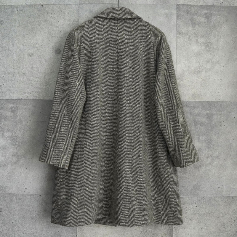 バーバリー ヴィンテージ ツイード ステンカラーコート レディース ベージュ - NEWSED