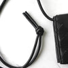 ボッテガ ヴェネタ イントラチャート レザー 二つ折り財布 ウォレットバック ブラック