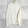 ザオープンプロダクト 薄手 タートルネック ニット アイボリー