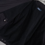 ポロ バイ ラルフローレン ナイロンジャケット フリース裏地 ロゴ刺繍 ブラック - NEWSED