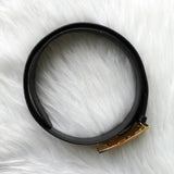 セリーヌ ヴィンテージ 輪馬車 サルキー レザー ベルト ブラック レディース - NEWSED