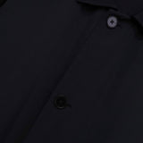 ジルサンダー バックロゴ ビスコース ロングコート スタッフコート ブラック - NEWSED