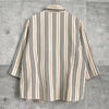 Burberry London 米色条纹半长衬衫