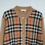 バーバリー ノバチェック カーディガン ベージュ - NEWSED