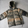 ナイキ エーシージー カモ柄 リアルツリー フーデッド ダウンジャケット カーキ