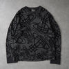 Vivienne Westwood Orb Print Knit in Gray