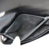 プラダ サフィアーノ レザー 三角プレート 二つ折り財布 長財布 ブラック