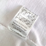 メゾンキツネ 筆記体ロゴ 半袖ポロシャツ ホワイト - NEWSED