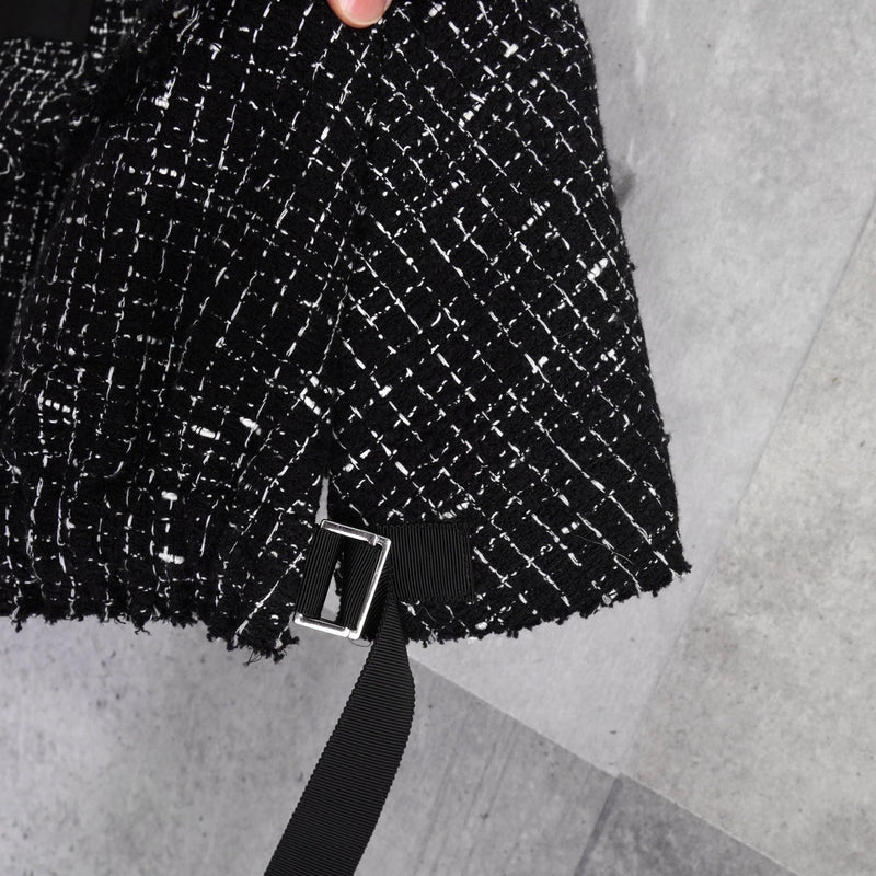 サカイ ツイード ベスト ブラック レディース - NEWSED