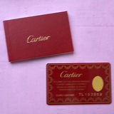 カルティエ マストライン レザー 二つ折り 長財布 ボルドー ギャランティーカード付き - NEWSED