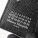 メゾン マルジェラ カレンダーロゴ レザー 二つ折り財布 コンパクトウォレット ブラック 箱付き - NEWSED