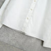 Maison Margiela 女款白色镂空长袖衬衫