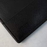 プラダ サファイアーノ 三つ折 財布 ブラック - NEWSED