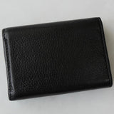 バレンシアガ エブリティ レザー 三つ折り財布 コンパクトウォレット ブラック - NEWSED