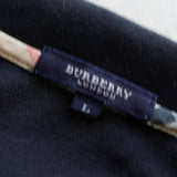 バーバリー ホースロゴ 刺繍 半袖ポロシャツ ブラック - NEWSED