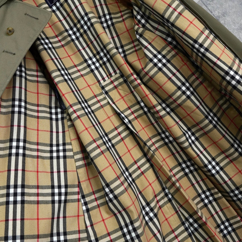 バーバリー ヴィンテージ ライナー トレンチコート カーキ - NEWSED