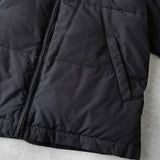 バーバリー ヴィンテージ ノバチェック ウールニット裏地 ダウンジャケット ブラック - NEWSED