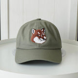 メゾン キツネ フォックスヘッド キャップ カーキ - NEWSED