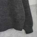 アミパリ アミ パリス トリコロールロゴ ニット グレー - NEWSED