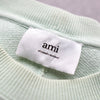 Ami Paris Ami Paris 爱心徽标刺绣运动衫 淡色薄荷绿
