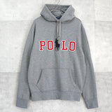 ポロ ラルフローレン ロゴ パーカー グレー - NEWSED