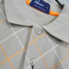 Fred Perry 徽标刺绣格纹短袖 Polo 衫，米色，未使用，带标签