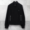 ラコステ メタル ロゴパッチ ウールジャケット ブルゾン ブラック レディース