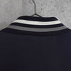 Maison Kitsune College Logo Back Logo Patch Stadium Jacket Navy/White